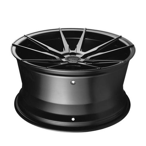 MARS MP - RH Matt Black 4x 19 Inch Deep Concave Stag Alloy Wheels Rims 5x112 - Mars Performance
