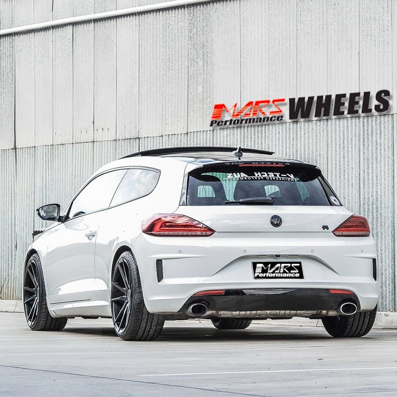 MARS MP - RH Matt Black 4x 19 Inch Deep Concave Stag Alloy Wheels Rims 5x112 - Mars Performance