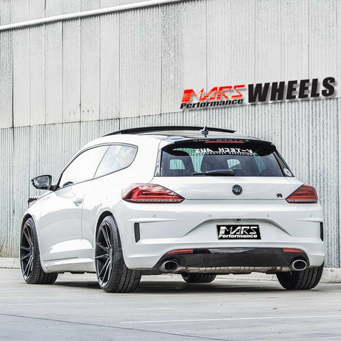 MARS MP - RH Matt Black 4x 19 Inch Deep Concave Stag Alloy Wheels Rims 5x112 - Mars Performance