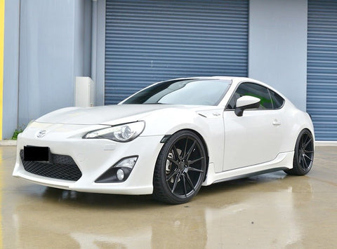 MARS MP - RH Matt Black 4x 19 Inch Deep Concave Stag Alloy Wheels Rims 5x120 - Mars Performance