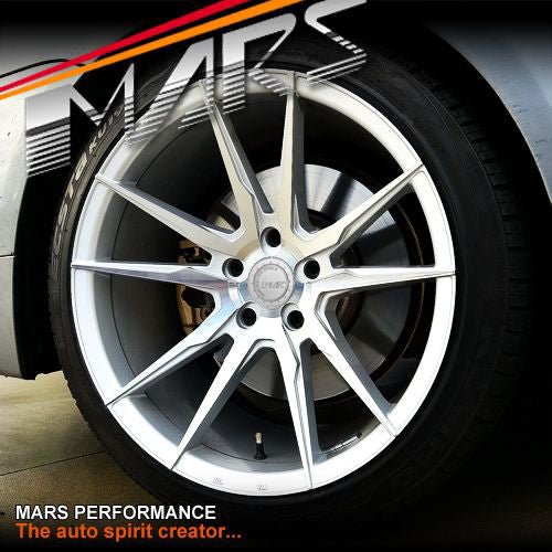 MARS MP - RH Silver 4x 19 Inch Deep Concave Stag Alloy Wheels Rims 5x120 - Mars Performance