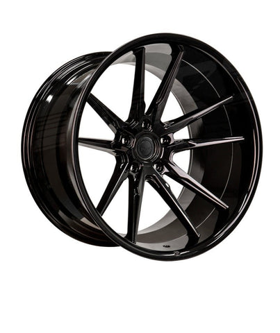 MARS MP - RHL Gloss Black 4x 21 inch Super Concave with Dish Alloy Wheels Rims 5x130 - Mars Performance