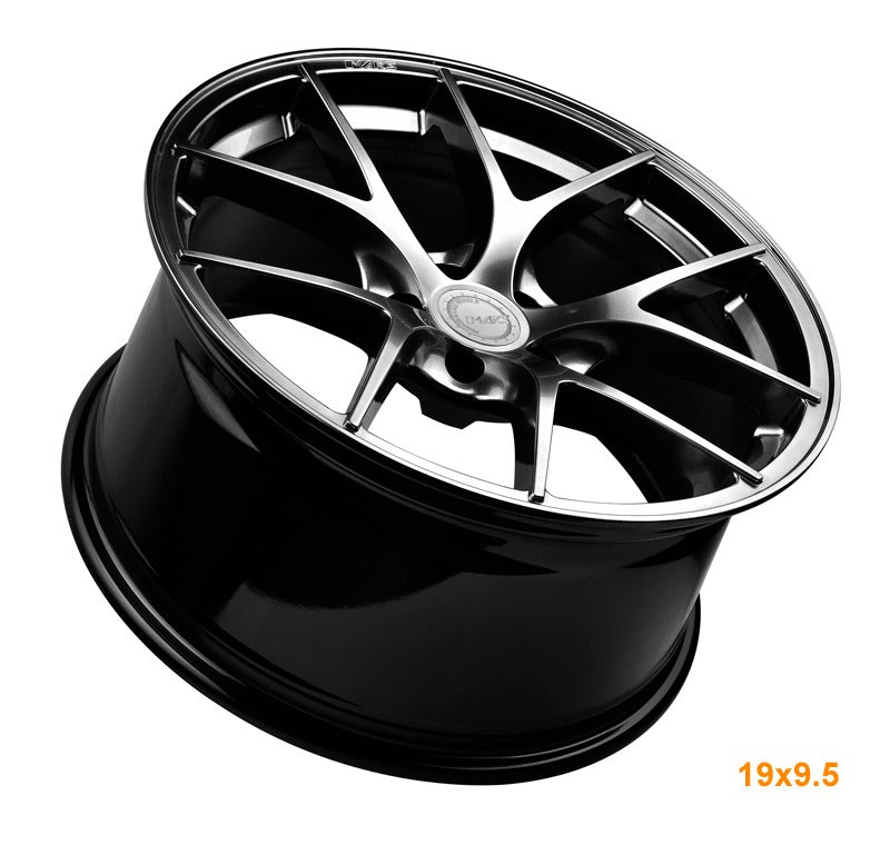 MARS MP - RI 19 Inch Hyper Black Stag Alloy Wheels Rims - Mars Performance
