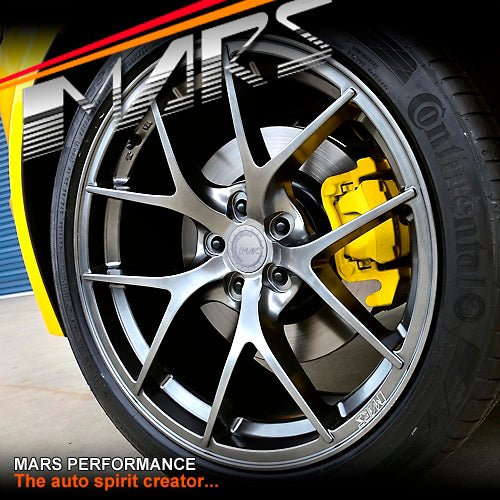 MARS MP - RI 19 Inch Hyper Black Stag Alloy Wheels Rims - Mars Performance
