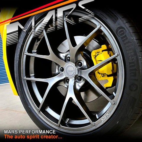 MARS MP - RI 19 Inch Hyper Black Stag Alloy Wheels Rims - Mars Performance
