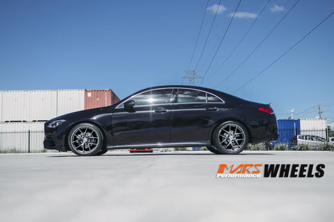 MARS MP - RI 19 Inch Hyper Black Stag Alloy Wheels Rims 5x112 - Mars Performance