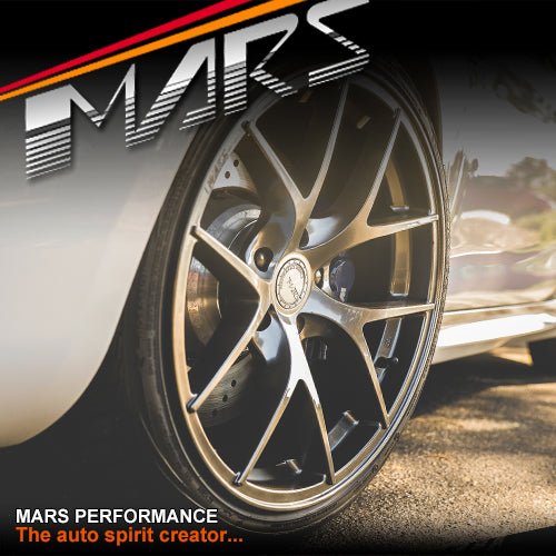MARS MP - RI 19 Inch Hyper Black Stag Alloy Wheels Rims 5x112 - Mars Performance