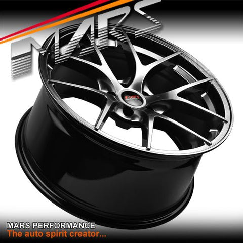 MARS MP - RI 19 Inch Hyper Black Stag Alloy Wheels Rims 5x114.3 - Mars Performance