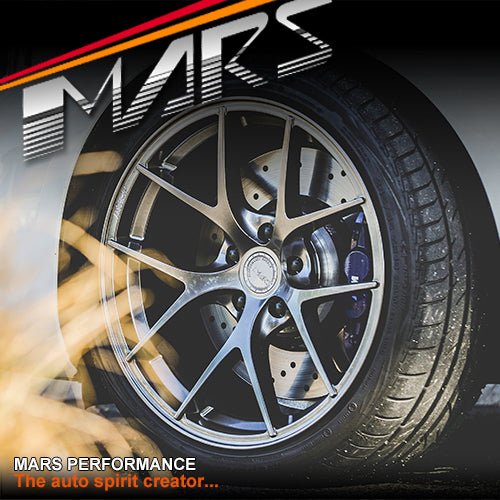MARS MP - RI 19 Inch Hyper Black Stag Alloy Wheels Rims 5x114.3 - Mars Performance