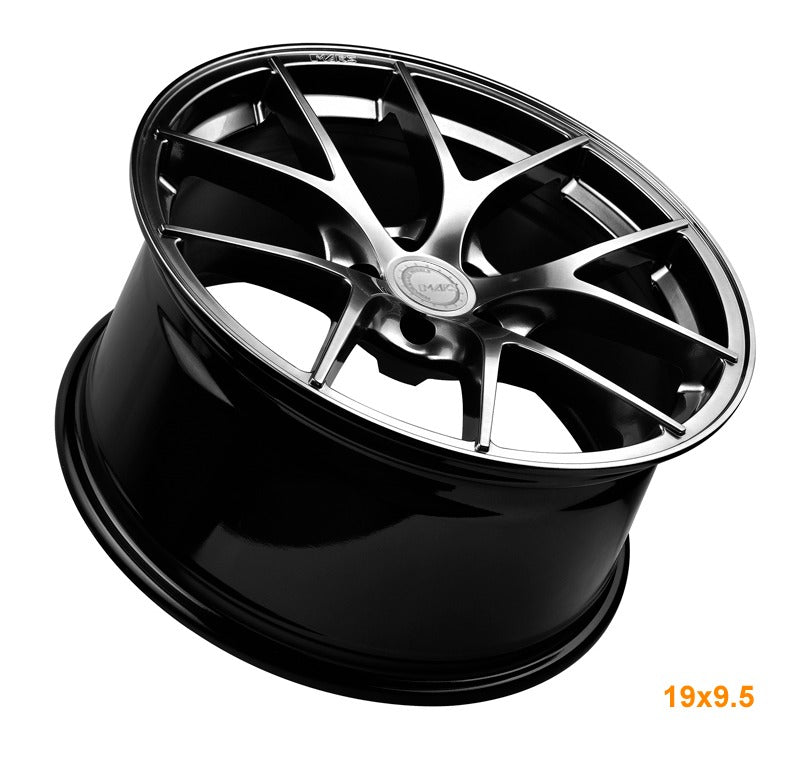 MARS MP - RI 19 Inch Hyper Black Stag Alloy Wheels Rims 5x120 - Mars Performance