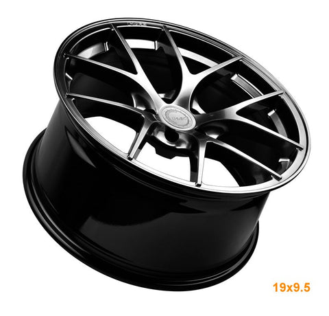 MARS MP - RI 19 Inch Hyper Black Stag Alloy Wheels Rims 5x120 - Mars Performance