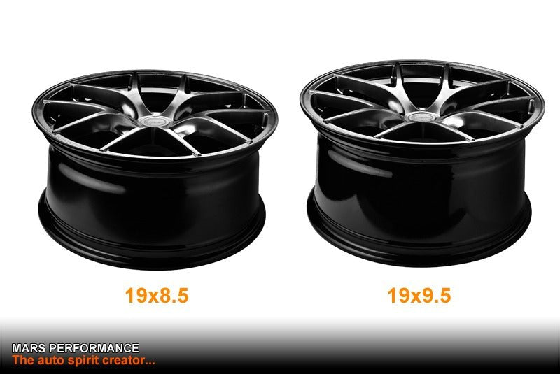 MARS MP - RI 19 Inch Hyper Black Stag Alloy Wheels Rims 5x120 - Mars Performance