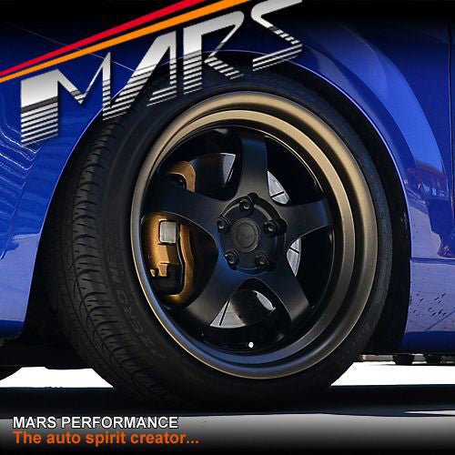 MARS MP - S1 4x 18 Inch Matt black Face with deep Matt bronze dish Alloy Wheels Rims 5x112 - Mars Performance