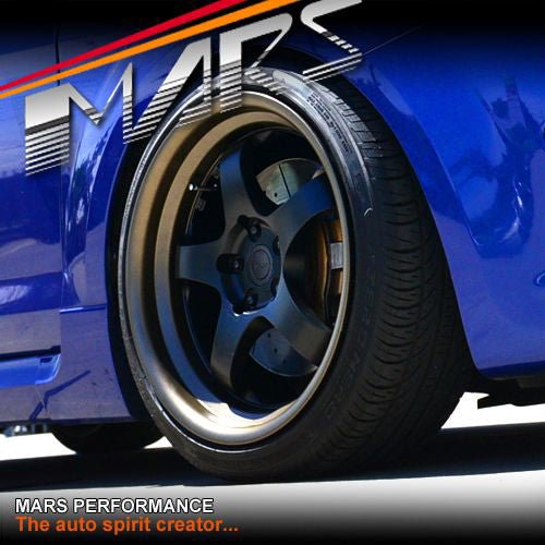 MARS MP - S1 4x 18 Inch Matt black Face with deep Matt bronze dish Alloy Wheels Rims 5x112 - Mars Performance