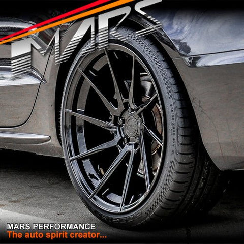 MARS MP - T2 Gloss Black 4x 20 Inch Deep Concave Stag Alloy Wheels Rims - Mars Performance