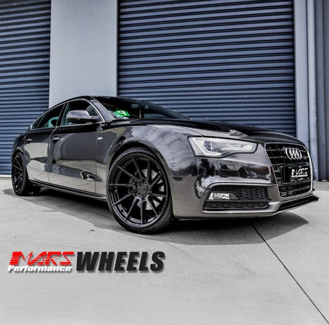 MARS MP - T2 Gloss Black 4x 20 Inch Deep Concave Stag Alloy Wheels Rims - Mars Performance