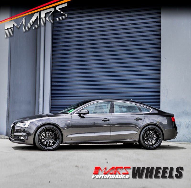 MARS MP - T2 Gloss Black 4x 20 Inch Deep Concave Stag Alloy Wheels Rims - Mars Performance
