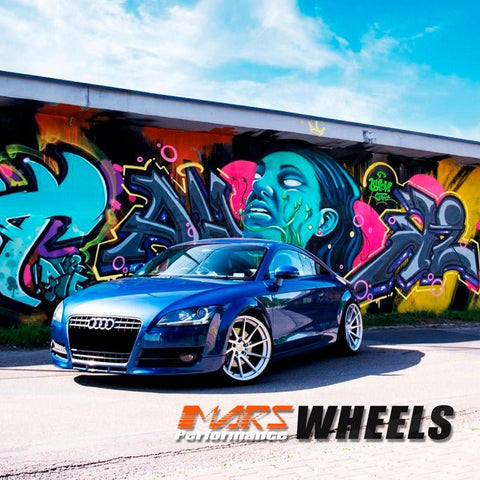 MARS MP - T2 Silver 20 Inch Twist Spork Deep Concave Stag Alloy Wheels Rims - Mars Performance