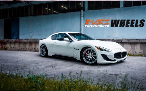 MARS MP - T2 Silver 20 Inch Twist Spork Deep Concave Stag Alloy Wheels Rims - Mars Performance