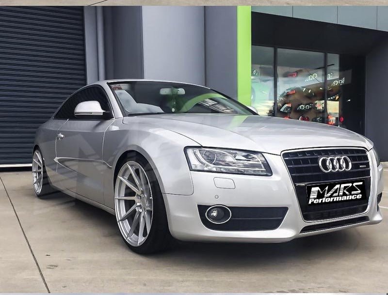 MARS MP - T2 Silver 20 Inch Twist Spork Deep Concave Stag Alloy Wheels Rims - Mars Performance