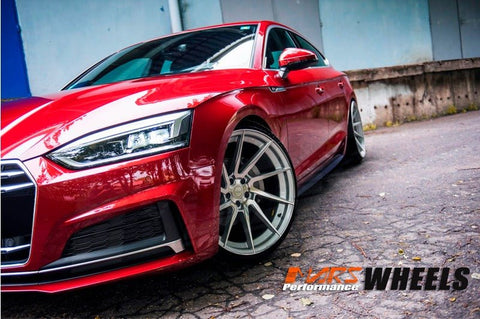 MARS MP - T2 Silver 20 Inch Twist Spork Deep Concave Stag Alloy Wheels Rims - Mars Performance