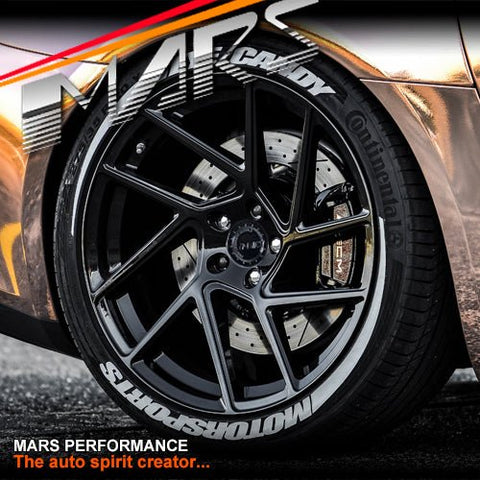 MARS MP - T3 Gloss Black 20 Inch Twsit Concave Stag Alloy Wheels Rims 5x112 - Mars Performance