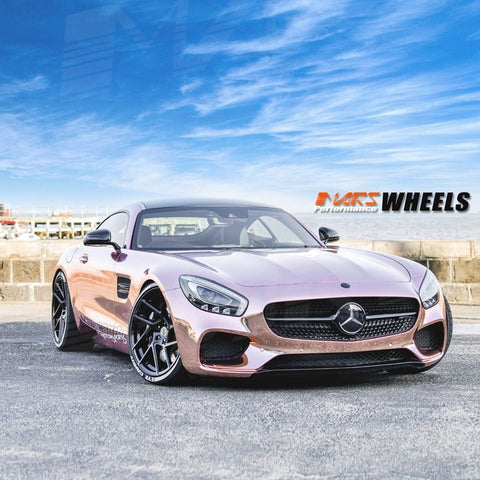 MARS MP - T3 Gloss Black 20 Inch Twsit Concave Stag Alloy Wheels Rims 5x112 - Mars Performance