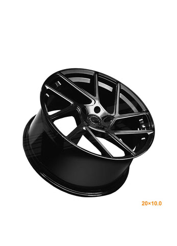 MARS MP - T3 Gloss Black 20 Inch Twsit Concave Stag Alloy Wheels Rims 5x112 - Mars Performance