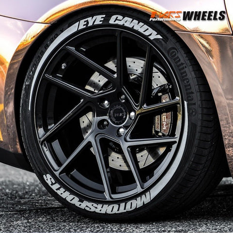 MARS MP - T3 Gloss Black 20 Inch Twsit Concave Stag Alloy Wheels Rims 5x112 - Mars Performance