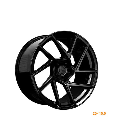 MARS MP - T3 Gloss Black 20 Inch Twsit Concave Stag Alloy Wheels Rims 5x112 - Mars Performance