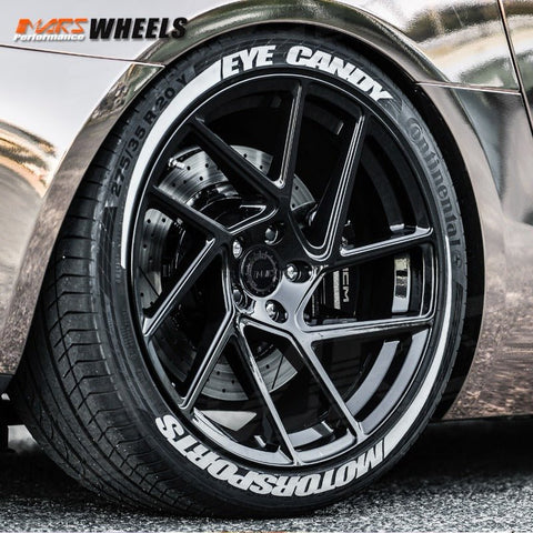 MARS MP - T3 Gloss Black 20 Inch Twsit Concave Stag Alloy Wheels Rims 5x112 - Mars Performance