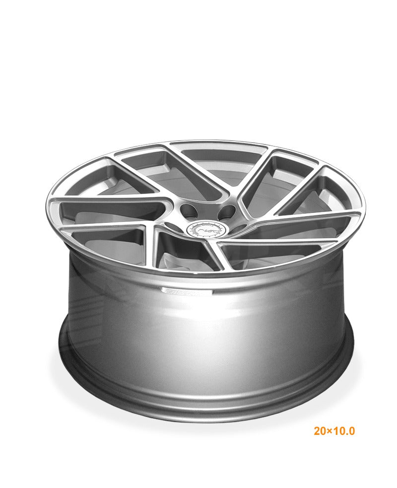 MARS MP - T3 Machined Silver 20 Inch Twsit Concave Stag Alloy Wheels Rims - Mars Performance