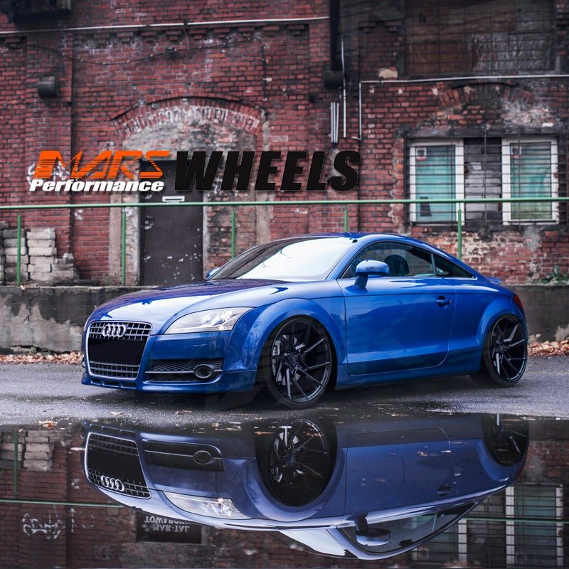 MARS MP - T4 Gloss Black 19 Inch Twist Spork Concave Alloy Wheels Rims - Mars Performance