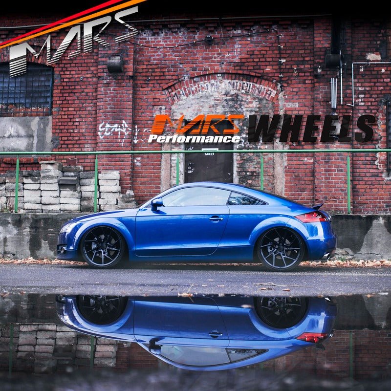 MARS MP - T4 Gloss Black 19 Inch Twist Spork Concave Alloy Wheels Rims - Mars Performance