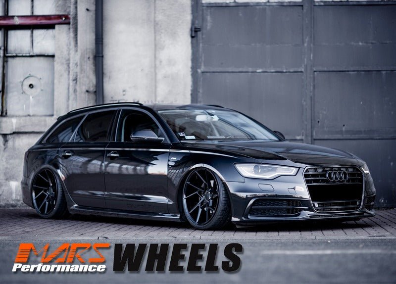 MARS MP - T4 Gloss Black 20 Inch Twist Spork Concave Alloy Wheels Rims - Mars Performance