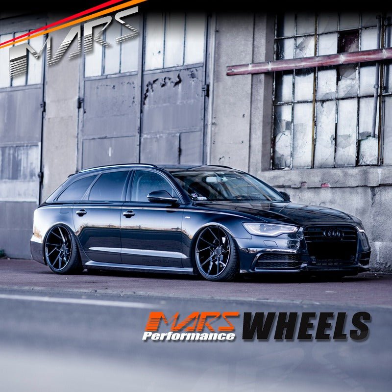 MARS MP - T4 Gloss Black 20 Inch Twist Spork Concave Alloy Wheels Rims - Mars Performance