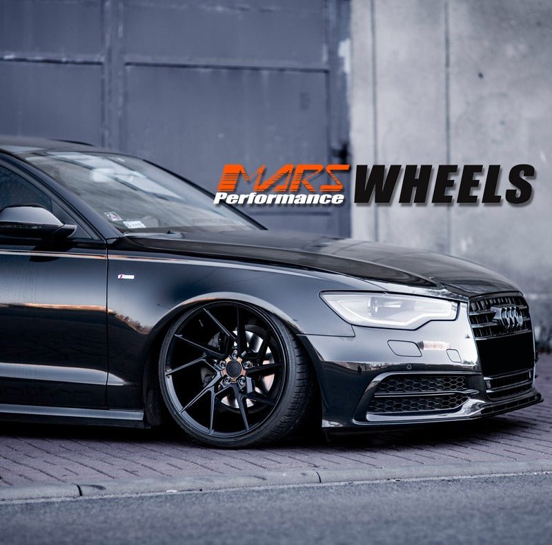 MARS MP - T4 Gloss Black 20 Inch Twist Spork Concave Alloy Wheels Rims - Mars Performance
