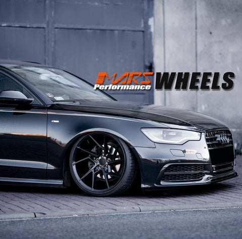 MARS MP - T4 Gloss Black 20 Inch Twist Spork Concave Alloy Wheels Rims - Mars Performance
