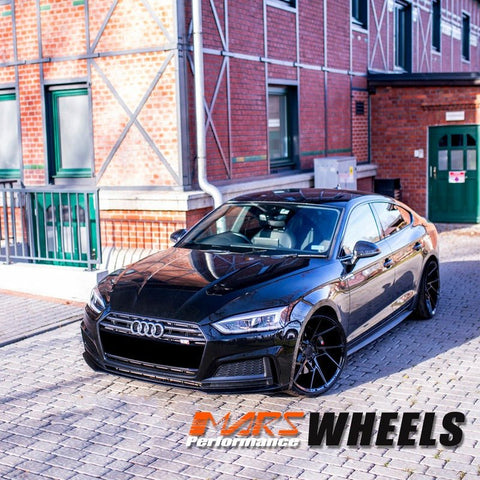 MARS MP - T4 Gloss Black 20 Inch Twist Spork Concave Alloy Wheels Rims 5x112 - Mars Performance