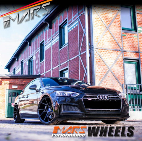 MARS MP - T4 Gloss Black 20 Inch Twist Spork Concave Alloy Wheels Rims 5x112 - Mars Performance