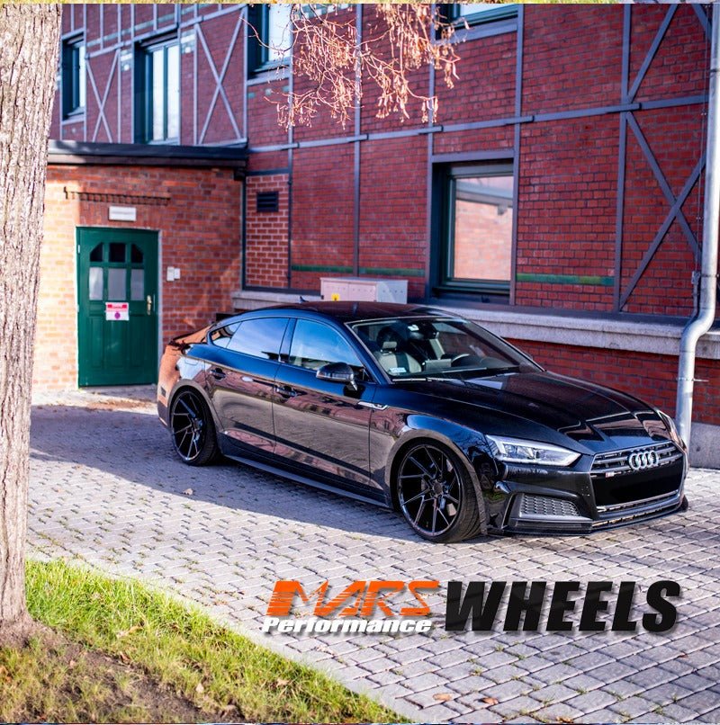 MARS MP - T4 Gloss Black 20 Inch Twist Spork Concave Alloy Wheels Rims 5x112 - Mars Performance