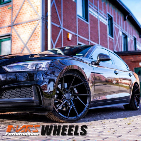 MARS MP - T4 Gloss Black 20 Inch Twist Spork Concave Alloy Wheels Rims 5x112 - Mars Performance