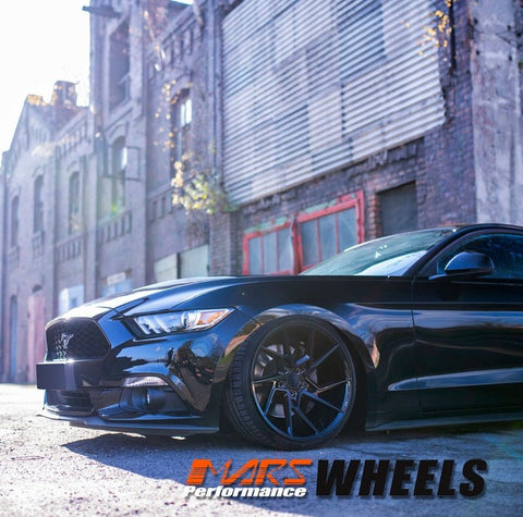 MARS MP - T4 Gloss Black 20 Inch Twist Spork Concave Alloy Wheels Rims 5x114.3 - Mars Performance