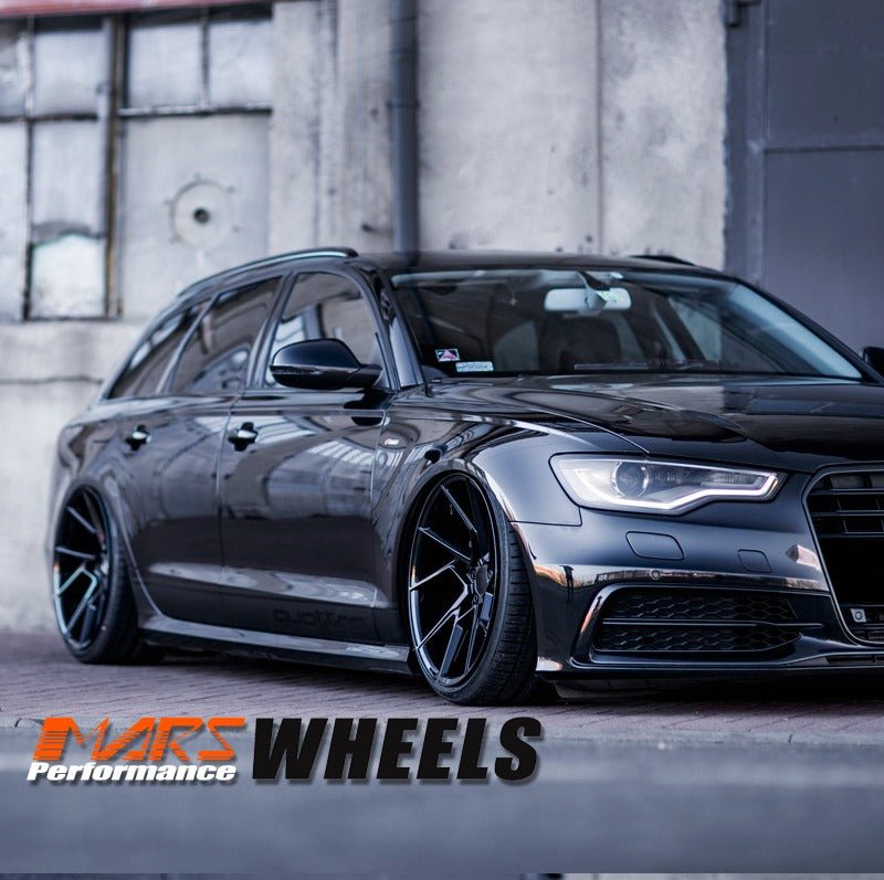 MARS MP - T4 Gloss Black 20 Inch Twist Spork Concave Alloy Wheels Rims - Mars Performance