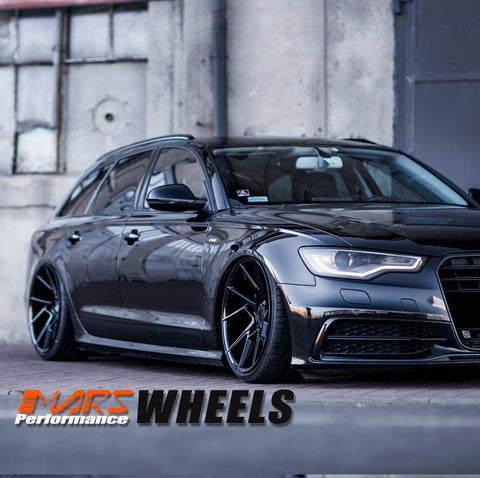 MARS MP - T4 Gloss Black 20 Inch Twist Spork Concave Alloy Wheels Rims - Mars Performance