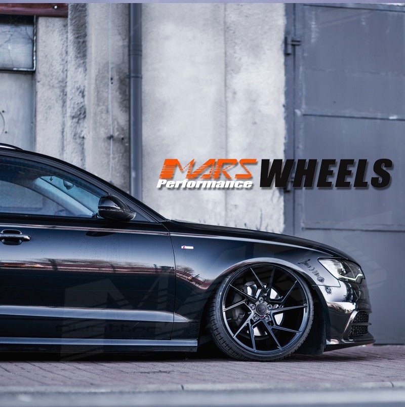 MARS MP - T4 Gloss Black 20 Inch Twist Spork Concave Alloy Wheels Rims - Mars Performance