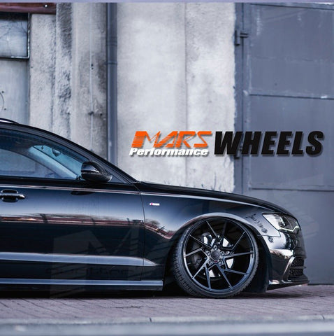 MARS MP - T4 Gloss Black 20 Inch Twist Spork Concave Alloy Wheels Rims - Mars Performance