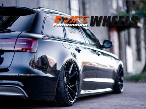 MARS MP - T4 Gloss Black 20 Inch Twist Spork Concave Alloy Wheels Rims - Mars Performance