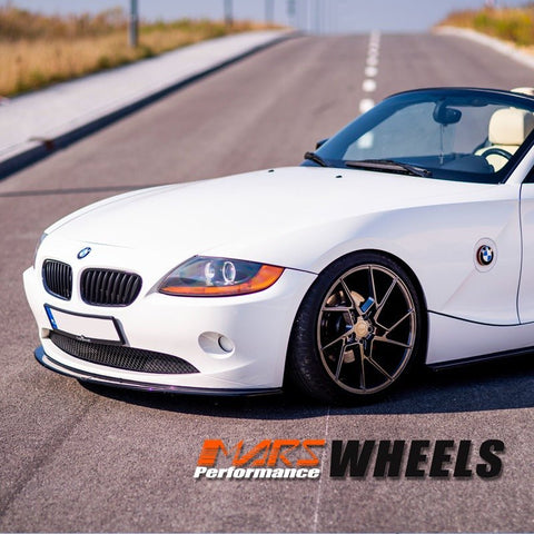 MARS MP - T4 Hyper Black 19 Inch Twist Spork Concave Alloy Wheels Rims - Mars Performance