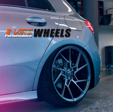 MARS MP - T4 Hyper Black 19 Inch Twist Spork Concave Alloy Wheels Rims - Mars Performance